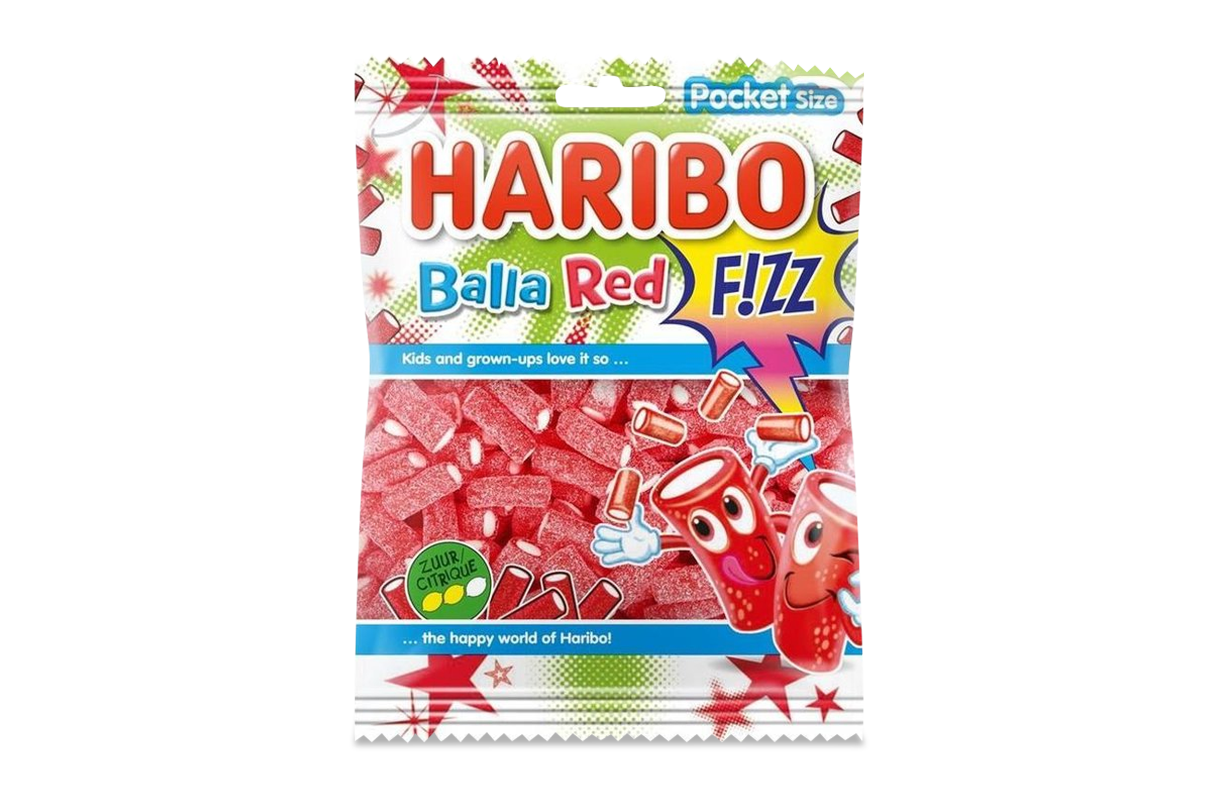 Haribo Balla Red FIZZ (70g) 76